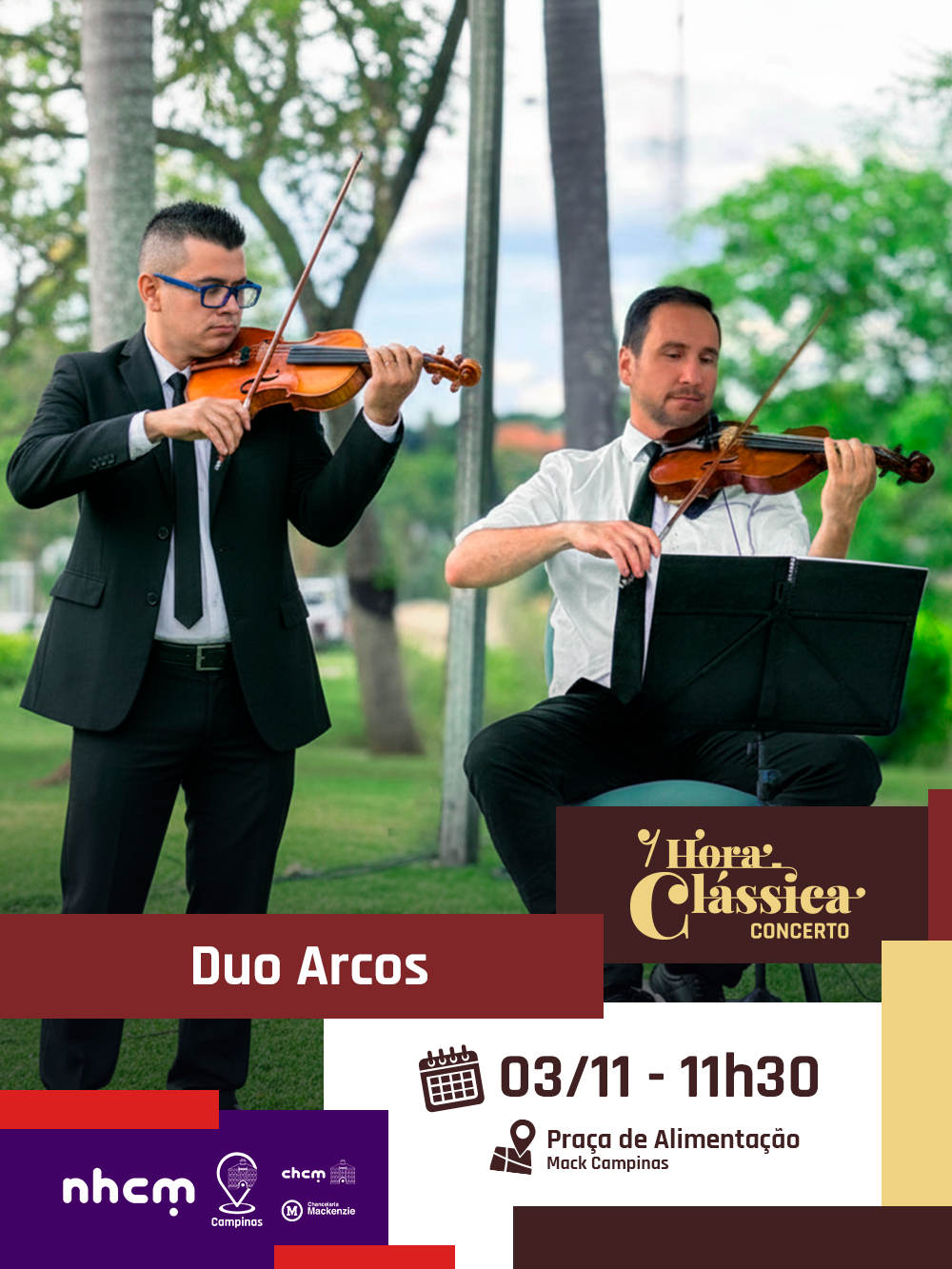 HORA CLÁSSICA CONCERTO CAMPINAS - DUO ARCOS